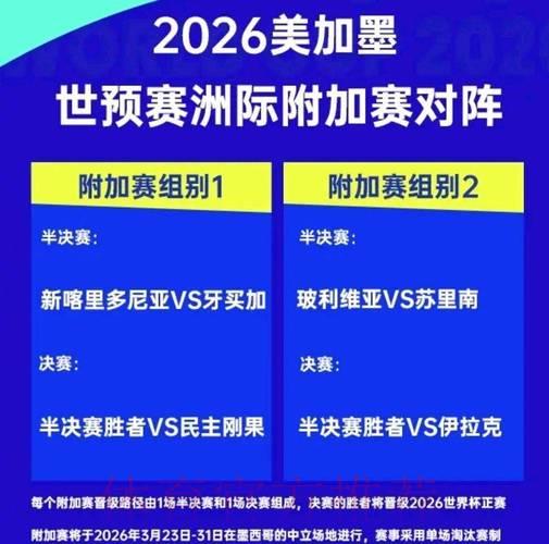 2026年世界杯参赛资格争夺战：各队出线前景深度预测